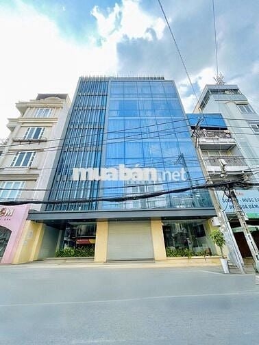 TOÀ NHÀ ỐP KÍNH-47C Cộng Hoà P12 Q.TB-12x20 1400m sàn 8 tầng