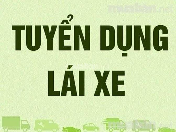 TUYỂN 2 TÀI XẾ , 2 PHỤ XE BẰNG B2, LÀM VIỆC TẠI BÌNH CHÁNH 