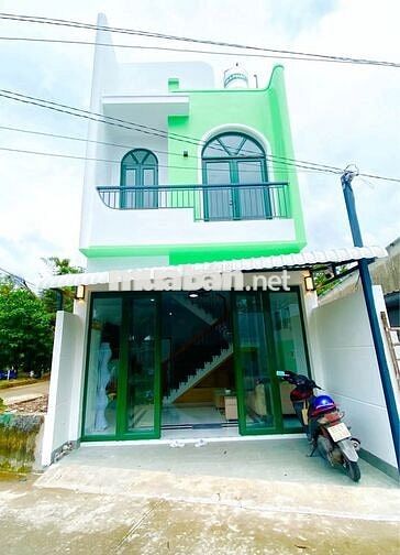 Bá  căn nhà 1 trệt 1 lầu( mới toanh ) ở Tân An Hội 125m2 SHR giá 910TR