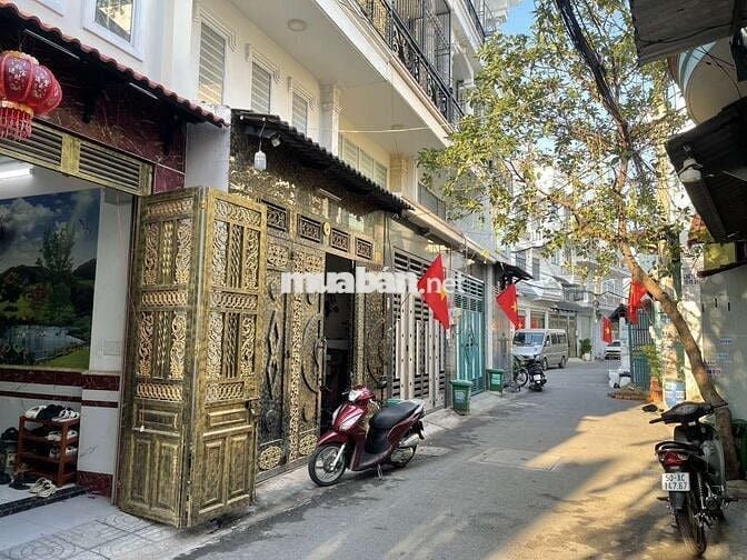 NHÀ ĐẸP Ở NGAY- 4 TẦNG - 65M2- NGANG 4,5M- TÂN CHÁNH HIỆP, Q12 -