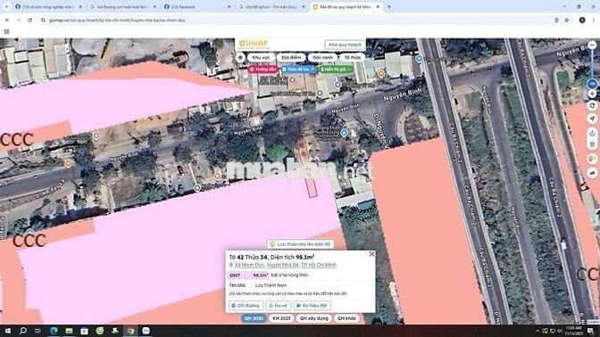 Bán đất mặt tiền Nguyễn Bình c