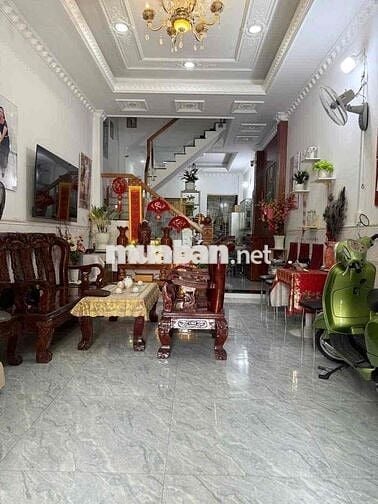 Nhà đẹp 4*18m 4PN hẻm thông 6m 2/ Chợ Liên Ấp 2-6 Ấp 6 Vĩnh Lộc A