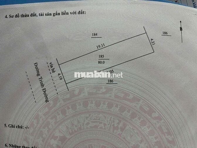 Mặt Tiền Đường Trinh Đường Chính Chủ Cần Bán