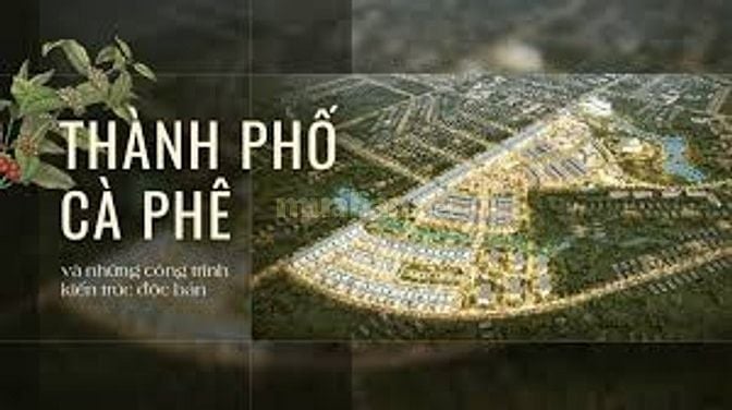 Mặt tiền đường trung tâm 23m dự án Thành Phố Cà Phê - BMT