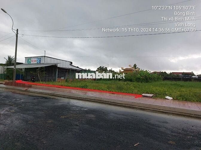 Bán Đất SIÊU ĐẸP - ngang 12,7m - ngay cổng KCN Bình Minh, Vĩnh Long