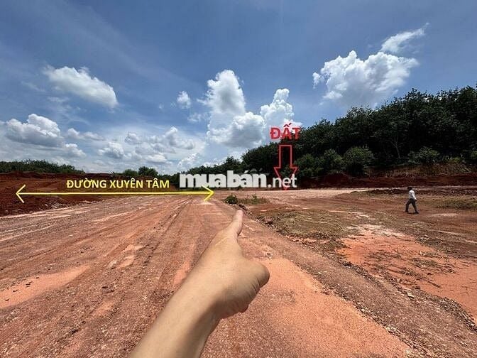 Ngay góc Ngã Tư với Tuyến 4 - từ Tuyến 4 tới đất đúng 80 mét