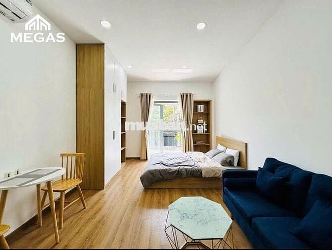 CĂN HỘ STUDIO FULL NỘI THẤT - BAN CÔNG - MỚI 100% NGAY DƯƠNG QUẢNG HÀM