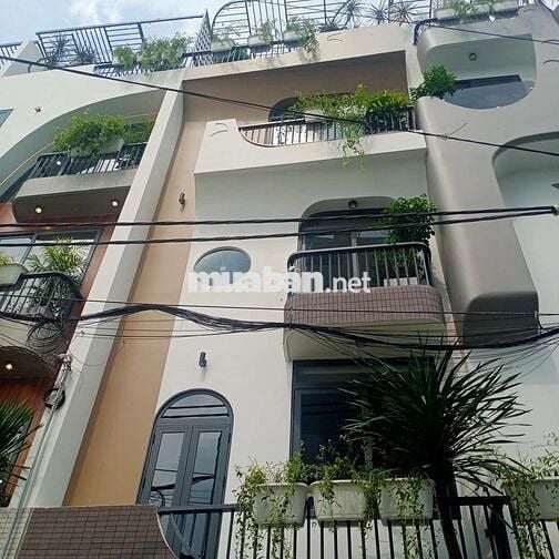 HẺM  XE HƠI THÔNG, HUỲNH VĂN NGHỆ, 48m2, 4 TẦNG, 4PN, ST, GIÁ 7, 85Ỷ