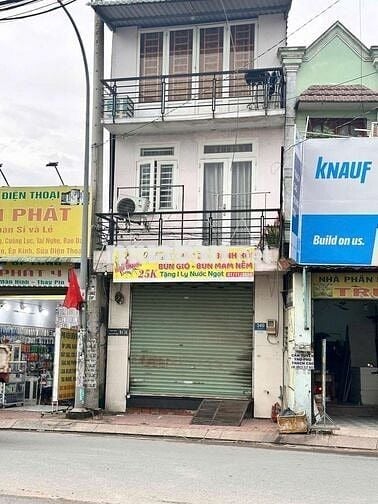 Cho thuê nhà mặt tiền 1 trệt 2 lầu 4 phòng ngủ 2 vệ sinh