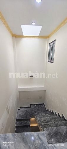 100% nhà mới Hẻm Đường Trần Văn Ơn 4,5x9,7m 2 lầu 3 PN 