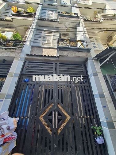 Nhà Hẻm 8m Cụt 3,5x12 2lầu 4pn 3tolet