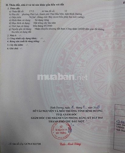 CHÍNH CHỦ BÁN GẤP LÔ ĐẤT ĐẸP PHƯỜNG PHÚ LỢI