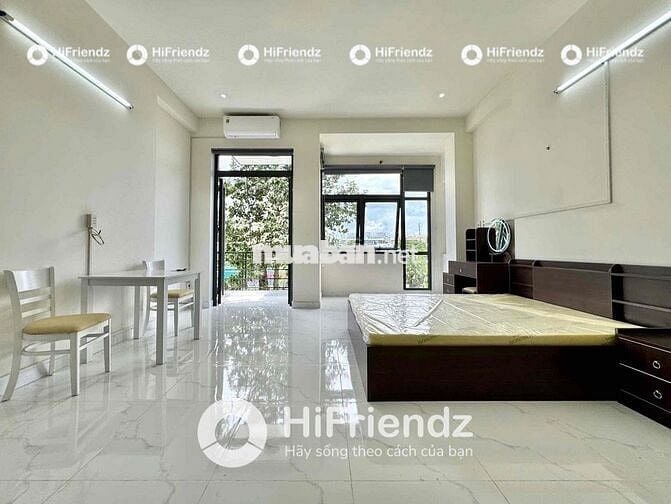 STUDIO BAN CÔNG FULL NỘI THẤT MỚI XÂY NGAY GẦN CÔNG VIÊN PHÚ LÂM