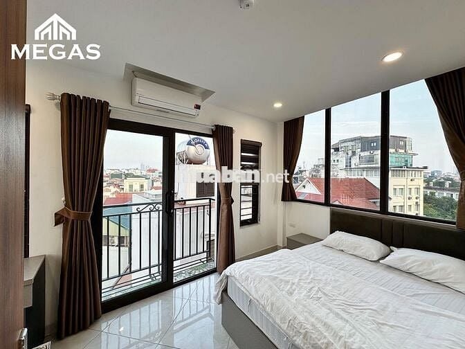 CHO THUÊ CĂN HỘ 1PN FULL NỘI THẤT BAN CÔNG NGAY TẠI ĐỘI CẤN BA ĐÌNH