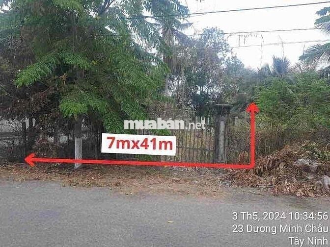 315 m² đất mặt tiền đường Lê Thị Riêng, Dương Minh Châu