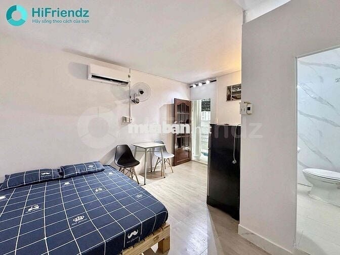 Studio full nội thất bancol siêu thoáng mát thuận tiện các trường dh