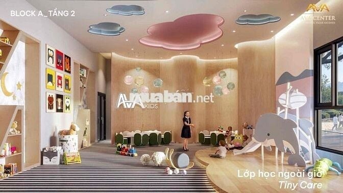 Căn hộ full nội thất Ava Center 2pn2wc liền kề ga metro, giá cđt.