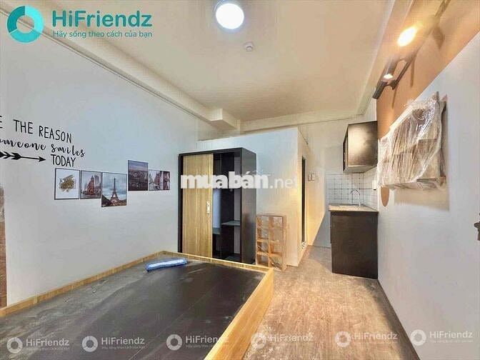 MỚI RA LÒ! CĂN HỘ DỊCH VỤ FULL NỘI THẤT SẴN MÁY GIẶT, TỦ LẠNH GẦN HUIT