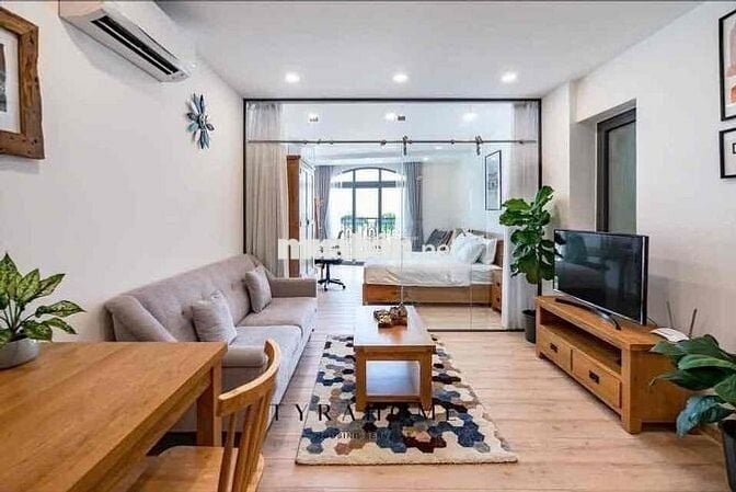 ✨ CĂN HỘ 1PN BAN CÔNG – VÁCH KÍNH TÁCH BẾP – NGAY HUỲNH VĂN BÁNH