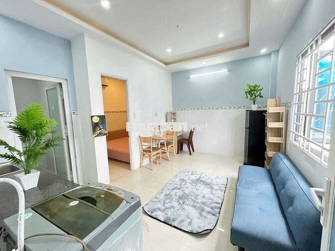 Căn Hộ 1 Phòng Ngủ 40m2 Máy Giặt Riêng Tòa Nhà Thang Máy