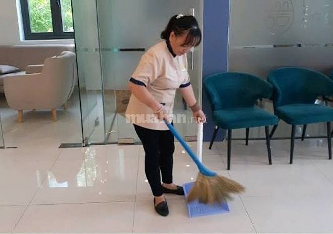 Tuyển gấp 2 Chị : Tạp Vụ ,Dọn Dẹp Văn Phòng ( Quận 6 )