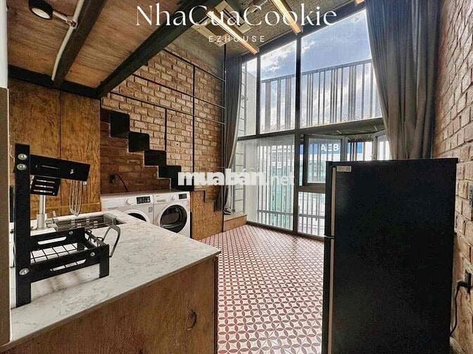 Duplex máy giặt sấy riêng, full NT, gác cao, vintage style📍Cộng Hoà