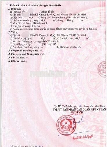 DT: 32m2 , Bán nhà ở Q. Phú Nhuận, P. 7 Trần Kế Xương - Phan Xích Long