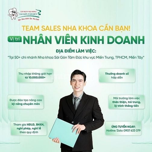 nhân viên kinh doanh nha khoa 