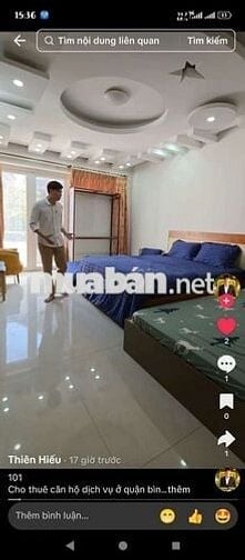 Căn hộ dịch vụ Bình Thạnh cần cho thuê