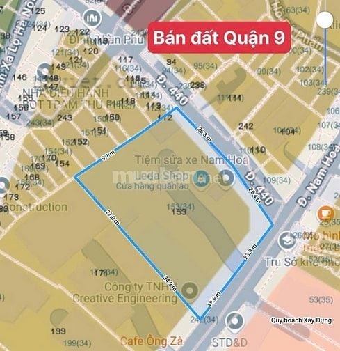 hàng siêu hiềm 2200m2 đất Chuyển nhượng lô đất góc 2MT Đường Nam Hoà