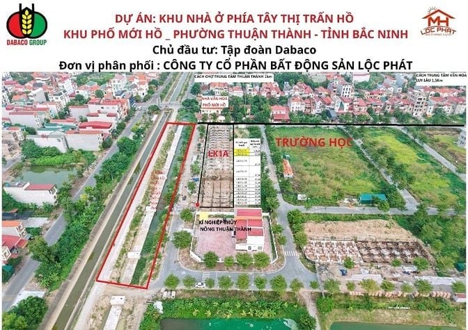 SIÊU PHẨM DỰ ÁN MỚI – LK1 DÃY A – DABACO THUẬN THÀNH – BẮC NINH