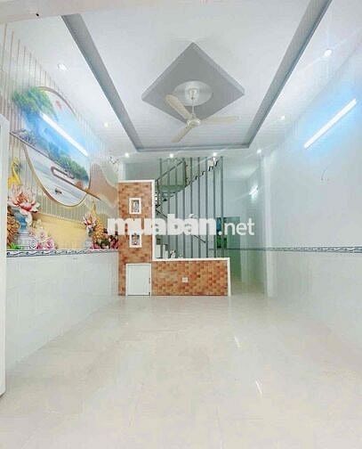 NHÀ MỚI Y NHƯ HÌNH. dt 4 x 13 ĐÚC LÂU NGAY ĐƯỜNG SỐ 14 LVQ