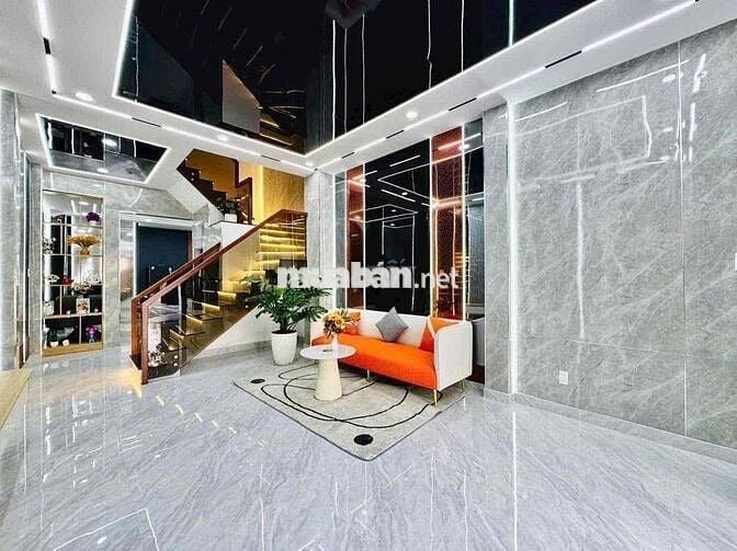 Nhà mặt tiền 4pn3wc full nội thất đường số 18 Lê Văn Thọ P8