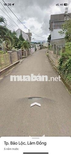 Bán đấn trong khu dân cư Thành Phố Bảo Lộc. Đã có sổ riêng.