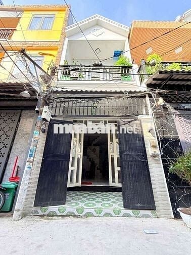 Cần bán nhà 1 lầu, hẻm trước nhà 3 m có sổ hồng. Mua đi