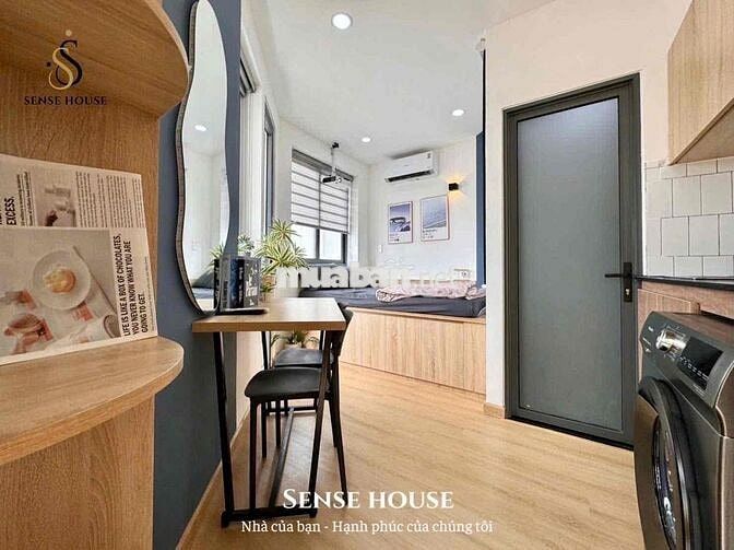 Studio ban công, máy giặt riêng, full NT mới, máy chiếu siêu chill