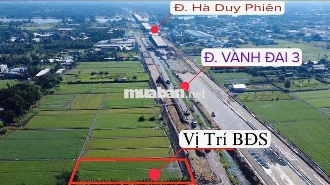 mặt tiền Vành Đai 3 - Bình Mỹ - Củ Chi ( 33x56= 1975m2 Khu Dân Cư )