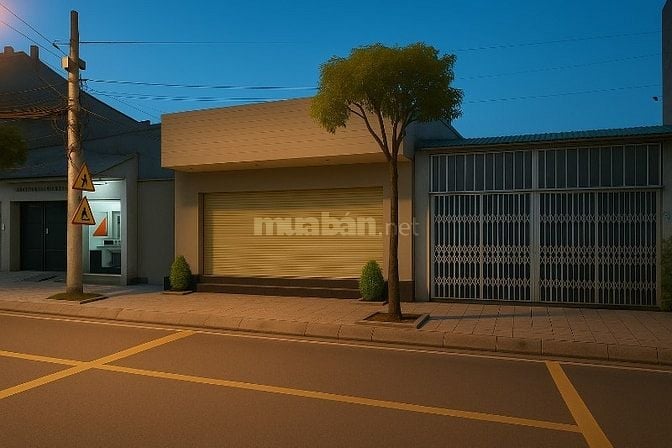 BÁN NHÀ MẶT TIỀN QUANG TRUNG THỊ TRẤN HÓC MÔN 2 LẦU 168M2 giá 100TR/m