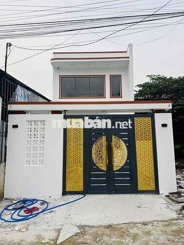 bán nhà trệt lửng giá rẻ Thới Hoà Bến Cát Bình Dương