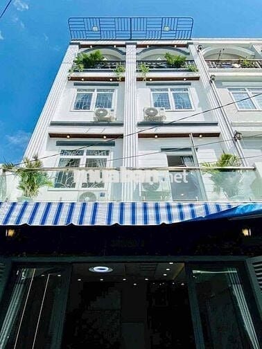 bán nhà hẻm xe hơi,ngang 6 xây 4 tầng chỉ 6 tỷ,Phạm Văn Chiêu,Gò Vấp