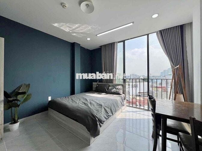 Studio ban công rộng – full nội thất – gần ĐH Công Nghiệp, VLU