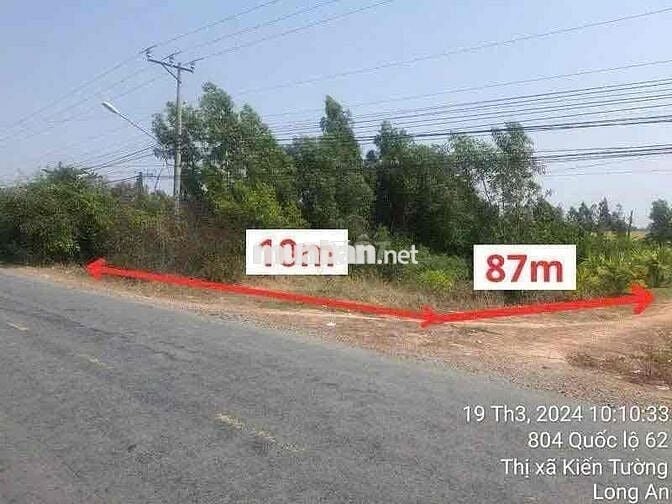 Ngân hàng thanh lý giá cực tốt, Tài sản MT QL 62 Kiến tường, Long An