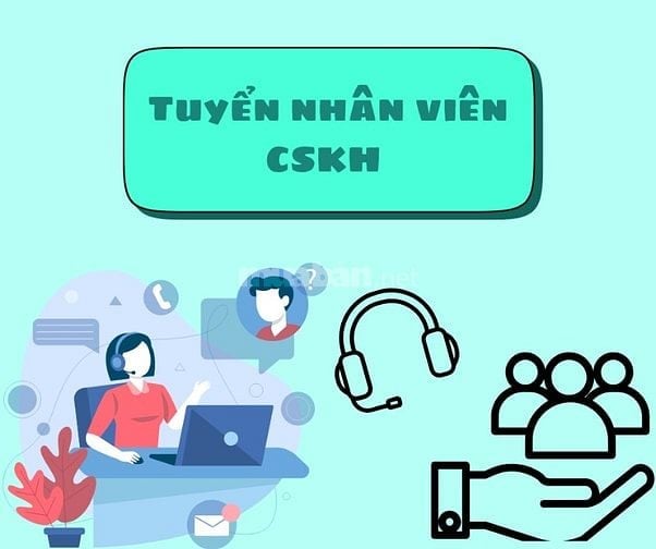 Tuyển gấp 2 nhân viên chăm sóc khách hàng 
