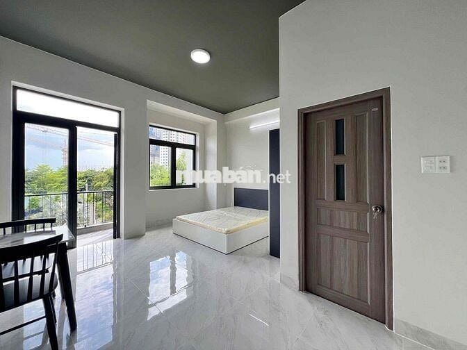 Căn hộ ban công thoáng mới xây full nội thất KDC Phú lợi