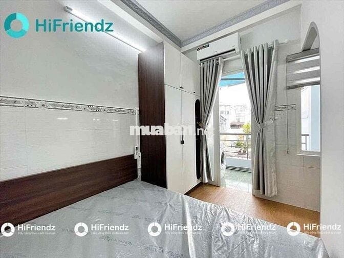 🔥NGAY KHU PHAN XÍCH LONG STUDIO 30M2 1PN-BALCON FULL NT - GIÁP BỜ KÈ