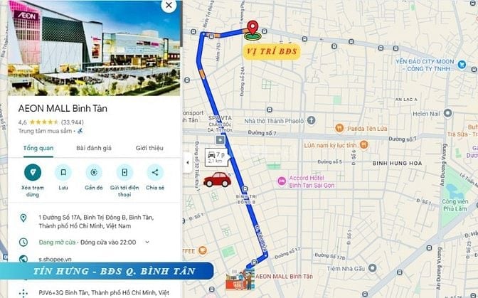 Bán nhà hẻm 700/ Tỉnh Lộ 10, DT 4.6 x 17m, 2 tấm, 5.6 tỷ gần Aeon Mall