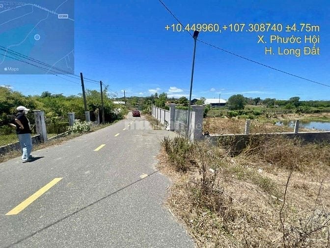 Chính chủ bán đất cách biển 5phút 244m² 100tc ngang 15m Xã Phước Hải