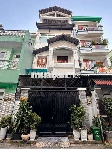 Bán nhà khu 10ha, 5x20.xd trệt 4 lầu.  .nhà mới đẹp. Hoàn công đầy đủ.