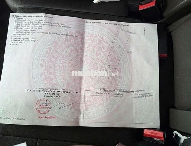 Bán nhà và đất tại QL91 thị xã Tịnh Biên, phường Tịnh Biên, An Giang