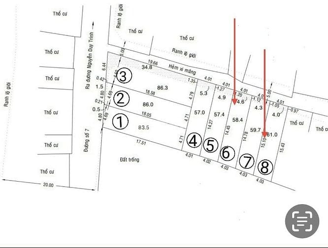 Bán đất hẻm ô tô giá 5,5 tỷ & 5,6 tỷ phường Bình Trưng TPHCM